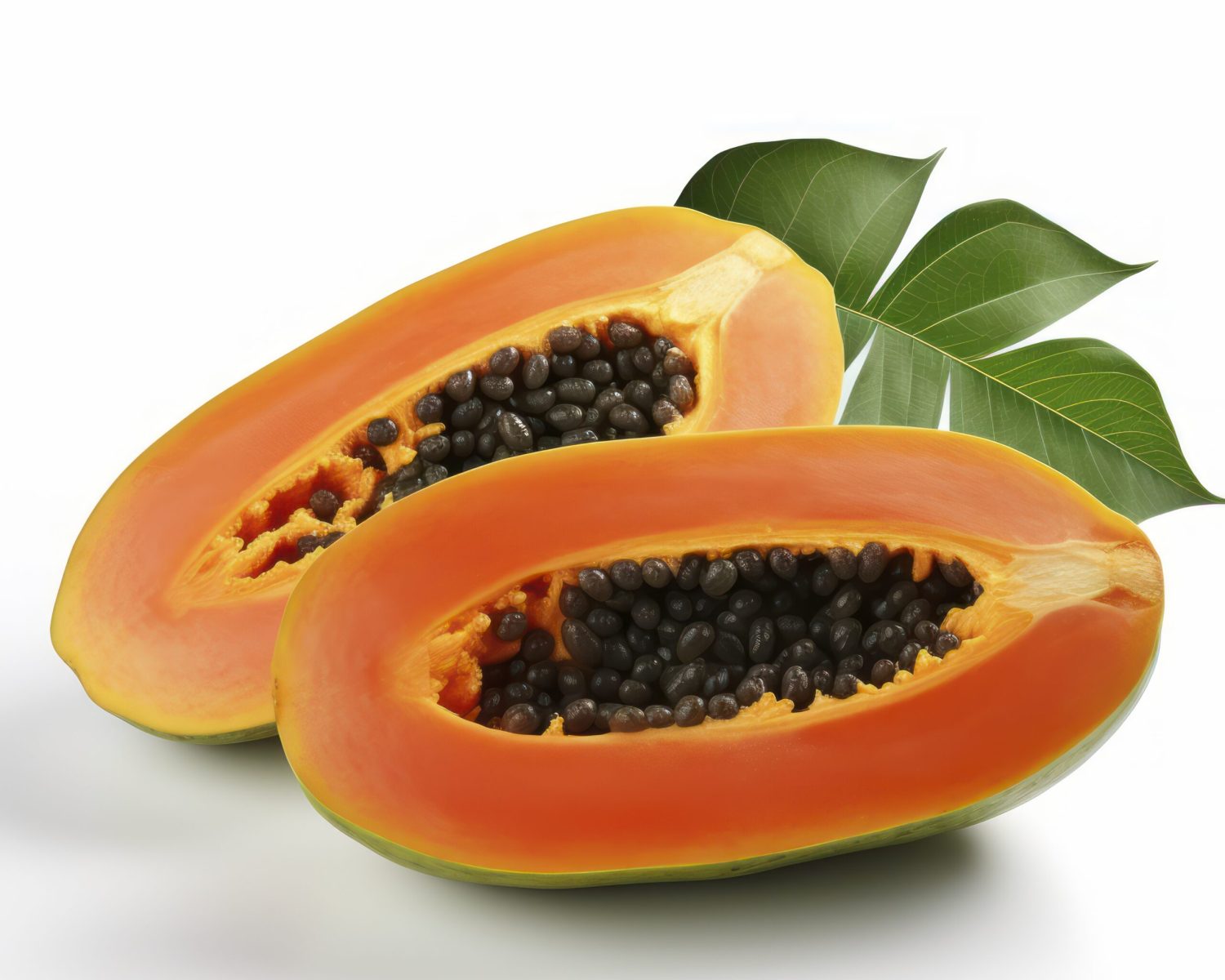 fresh-tasty-papaya-isolated-white-background